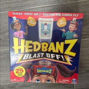 BRAND NEW Hedbanz blast off game
